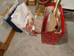 Lot of various Holiday gift bags