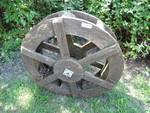 Old wood water wheel