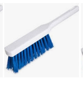 lot 280119 image: Carlisle 4137214 Spectrum Duoset Plastic Handle Counter Brush, Polyester 8 13