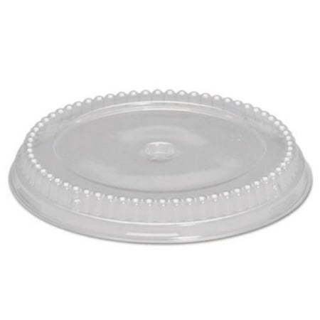 lot 280133 image: Gen-Pak 95C10 Plastic Dome Lid, Clear, Round, 10 Dia, 50pk, 4 Pkct