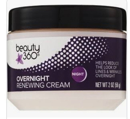 lot 540158 image: Beauty 360 Overnight Anti-aging Complex Renewing Cream, 2 Oz