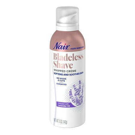 lot 540183 image: Nair Hair Remover Bladeless Shave Whipped Cr�me Painless Hair Removal 5 Oz Can