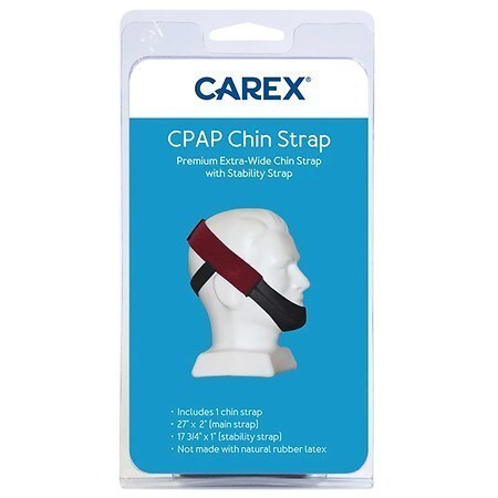 lot 540213 image: Carex - Premium Extra-Wide CPAP Chinstrap - Ruby Red
