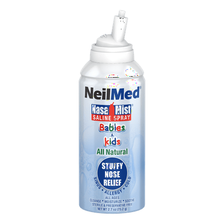lot 540246 image: Neilmed Pediamist Pediatric Saline for Stuffy Noses Nasal Mist Spray 2.53 oz