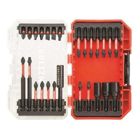 lot 320092 image: Craftsman Tools IMPACT-RATED 26-Piece Impact Driver Bit Set