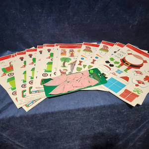lot 54362 image: Lot Of Holiday Stickers