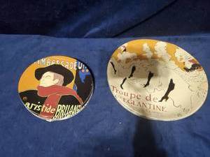 lot 54451 image: Lot Of French Inspired Plates