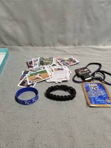 lot 51358 image: Baseball Cards Bracelets And More