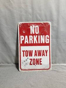 lot 51362 image: No Parking Metal Sign