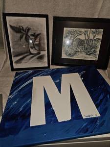 lot 127 image: Original art pieces