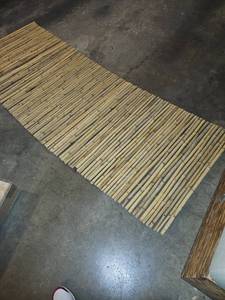 lot 133 image: Bamboo screen