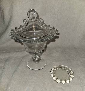 lot 145 image: Candlewick candy dish and ashtray