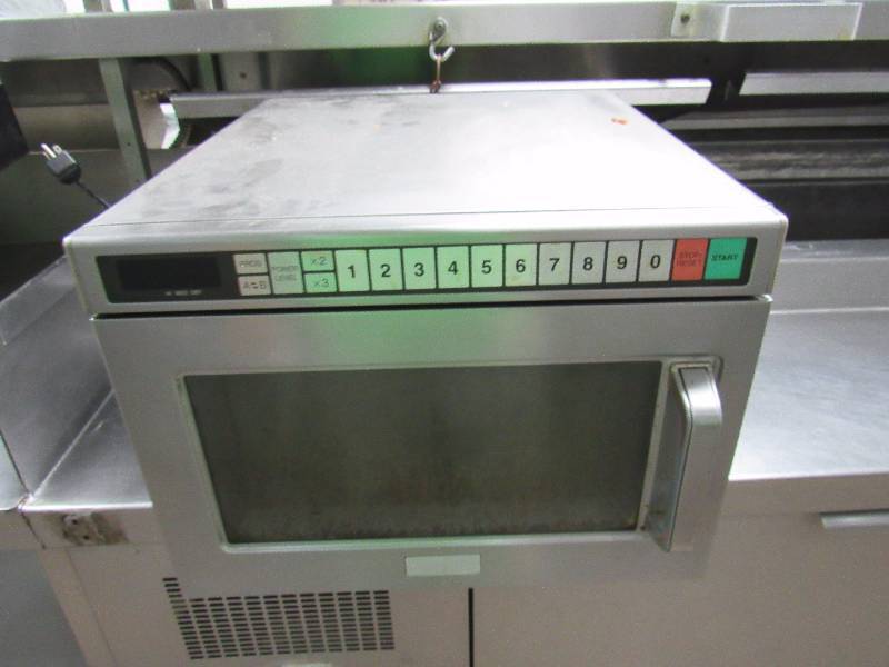 lot 4097 image: Panasonic Counter Top Commercial Microwave Oven