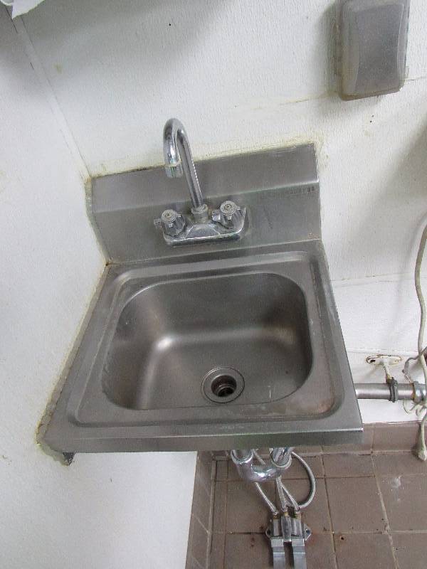 lot 4116 image: Fully Stainless Hand Washing Sink