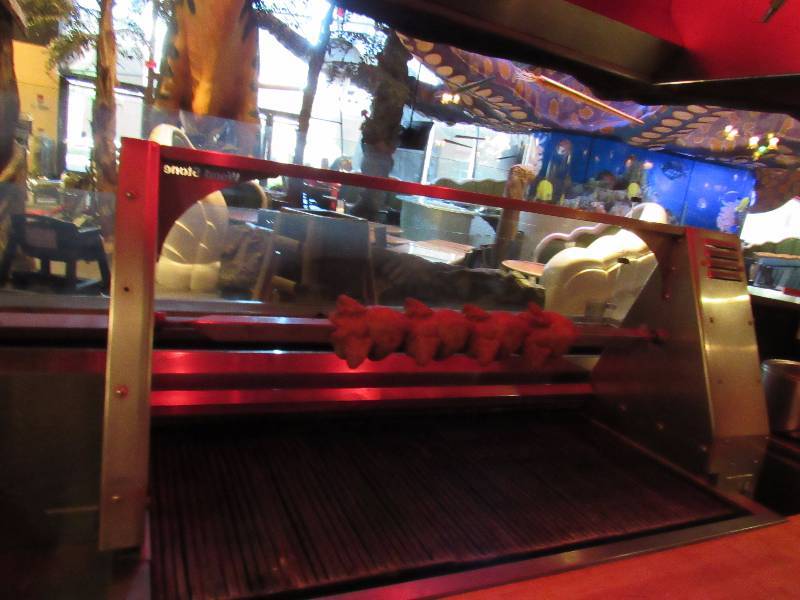 lot 4123 image: Bakers Pride Natural Gas 58 14 (10) Burner Charbroiler Overhead Rotisserie