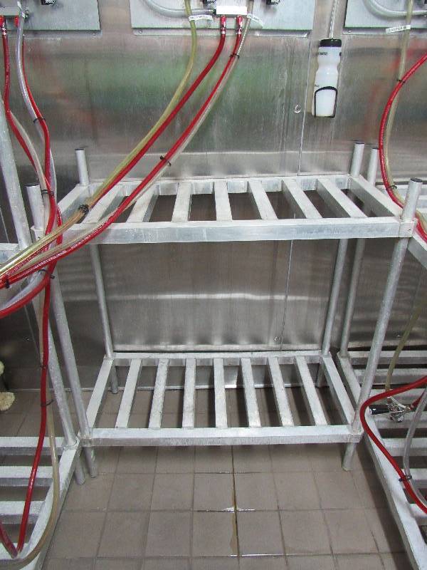 lot 4160 image: All Aluminum (2) Tier Keg Rack