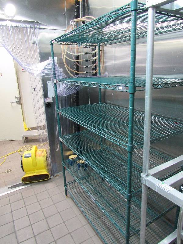 lot 4164 image: (6) Tier Wire Metal Metro Rack