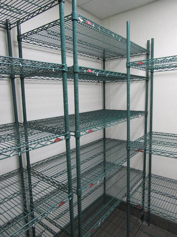 lot 4168 image: (6) Tier Wire Metal Metro Rack