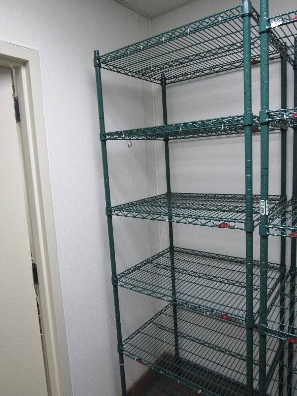 lot 4169 image: (6) Tier Wire Metal Metro Rack