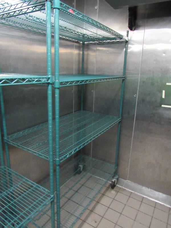 lot 4170 image: (4) Tier Wire Metal Metro Rack