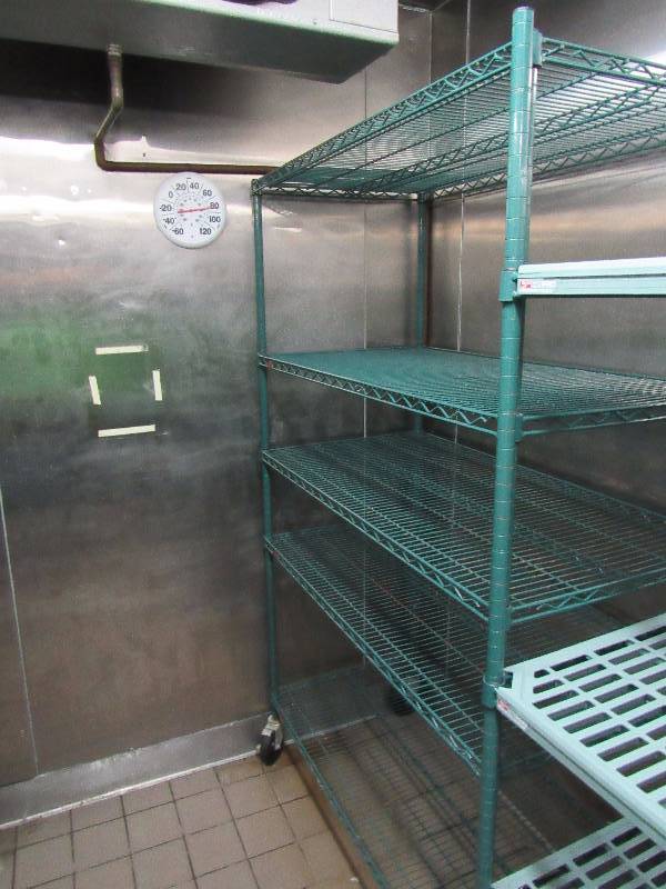 lot 4171 image: (5) Tier Wire Metal Metro Rack