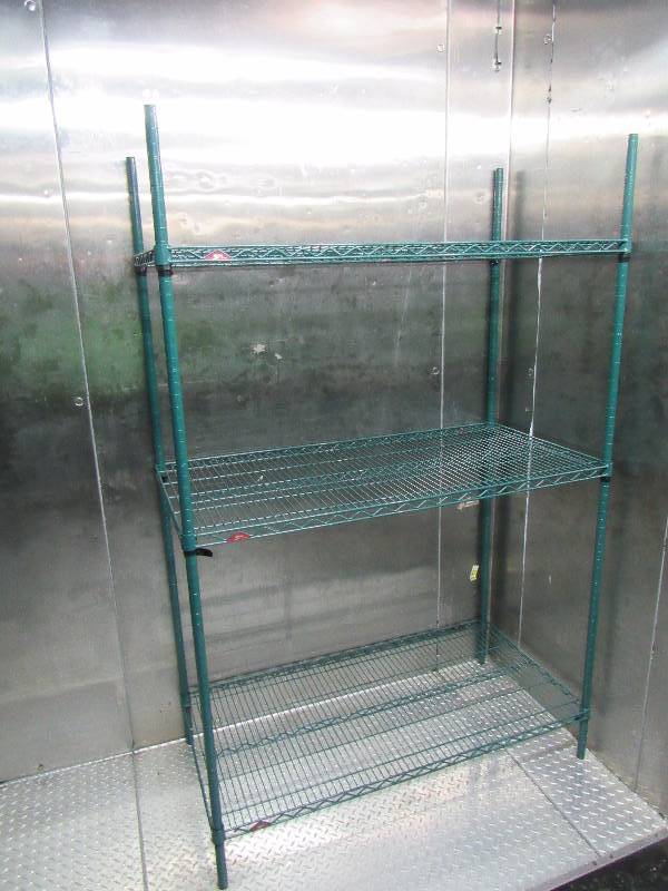 lot 4179 image: (3) Tier Wire Metal Metro Rack