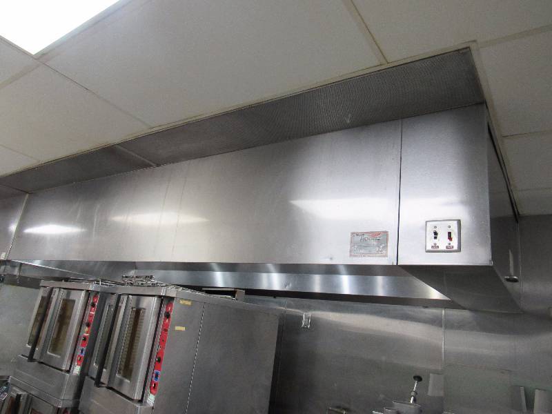 lot 4214 image: Fully Stainless Commercial Kitchen Exhaust Hood