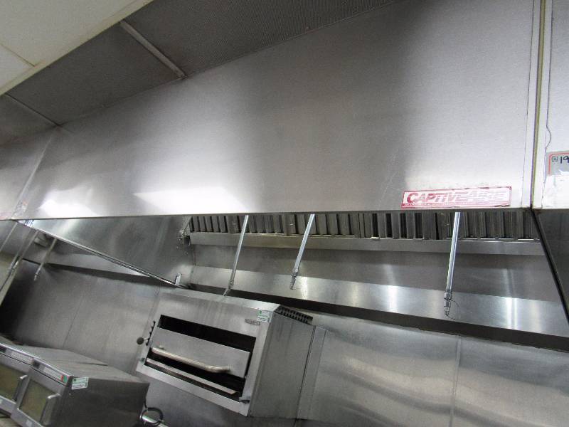 lot 4219 image: Captive Aire Fully Stainless Commercial Kitchen Exhaust Hood