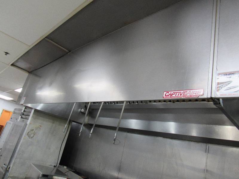 lot 4220 image: Captive Aire Fully Stainless Commercial Kitchen Exhaust Hood