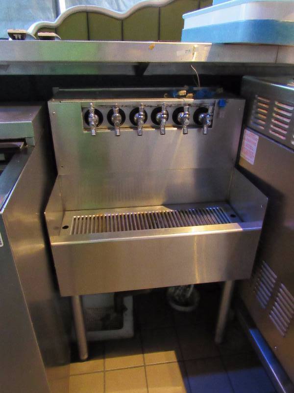 lot 4230 image: (6) Draft Tower Fully Stainless 24 Bar Back Beer Station