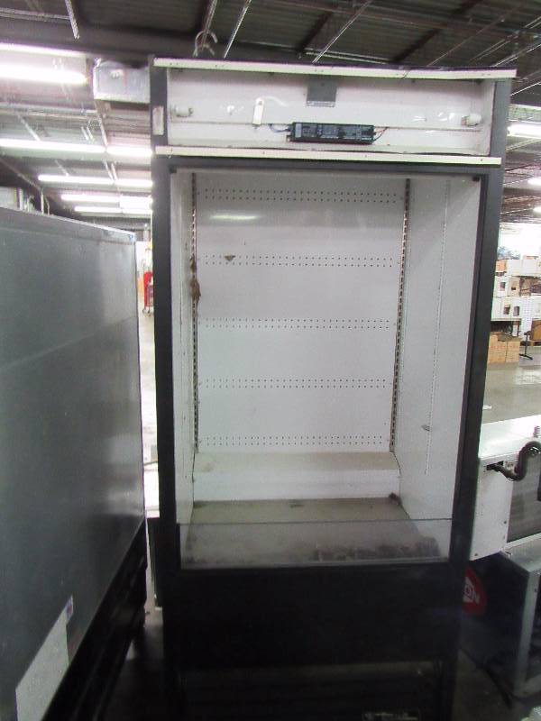 lot 5603 image: True 36 Black Air Curtain Merchandiser