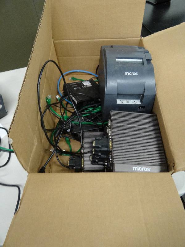 lot 1510 image: Micros P.O.S. System Parts
