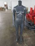 Full Size Female Ridged Plastic Mannequin Without Arms