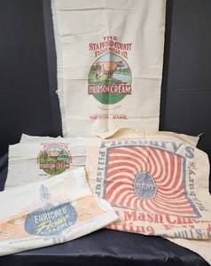 lot 206 image: Vintage Flour Sacks