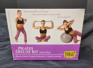 lot 223 image: NIB Pilates Deluxe Kit with DVD