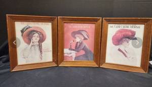 lot 244 image: (3) Framed Pictures