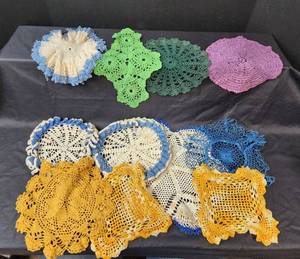 lot 103 image: Doilies