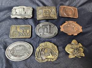 lot 123 image: Belt Buckles