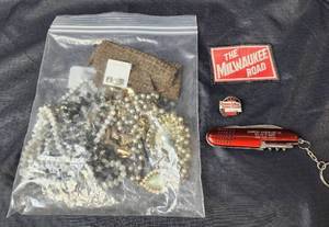 lot 146 image: Jewelry Pieces and Parts, Goering Hardware Utility Tool, and More