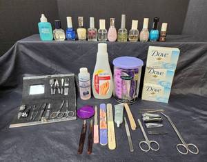 lot 151 image: Nail Care Items and Nail Polishes