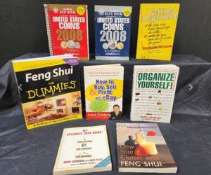 lot 183 image: Coin Collector Books, Feng Shui Books, and Getting Organized Books
