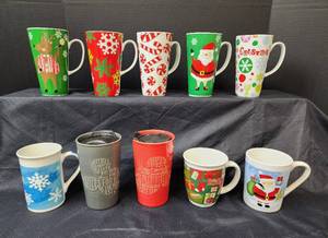 lot 298 image: Christmas Mugs