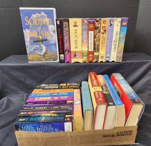 lot 333 image: Books and VHS Movies