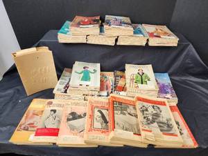 lot 370 image: Vintage Workbasket Crafting Booklets (1950s-1980s)