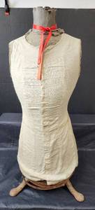 lot 34 image: Antique ACME Dress Form with Collapsible Cage and Cast-Iron Feet - Patent 1908-1914