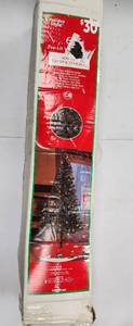 lot 37 image: NIB Prelit Virginia Pine Christmas Tree 6 Tall