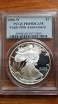 2006-W American Silver Eagle 20th Anniversary Uncirculated