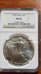 1995 American Silver Eagle Uncirculated MS 69