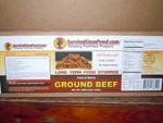 12 cans Canned Ground Beef Food Storage - 28 oz can, Survival Cave Food