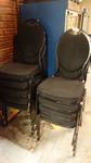 9 padded stack chairs
